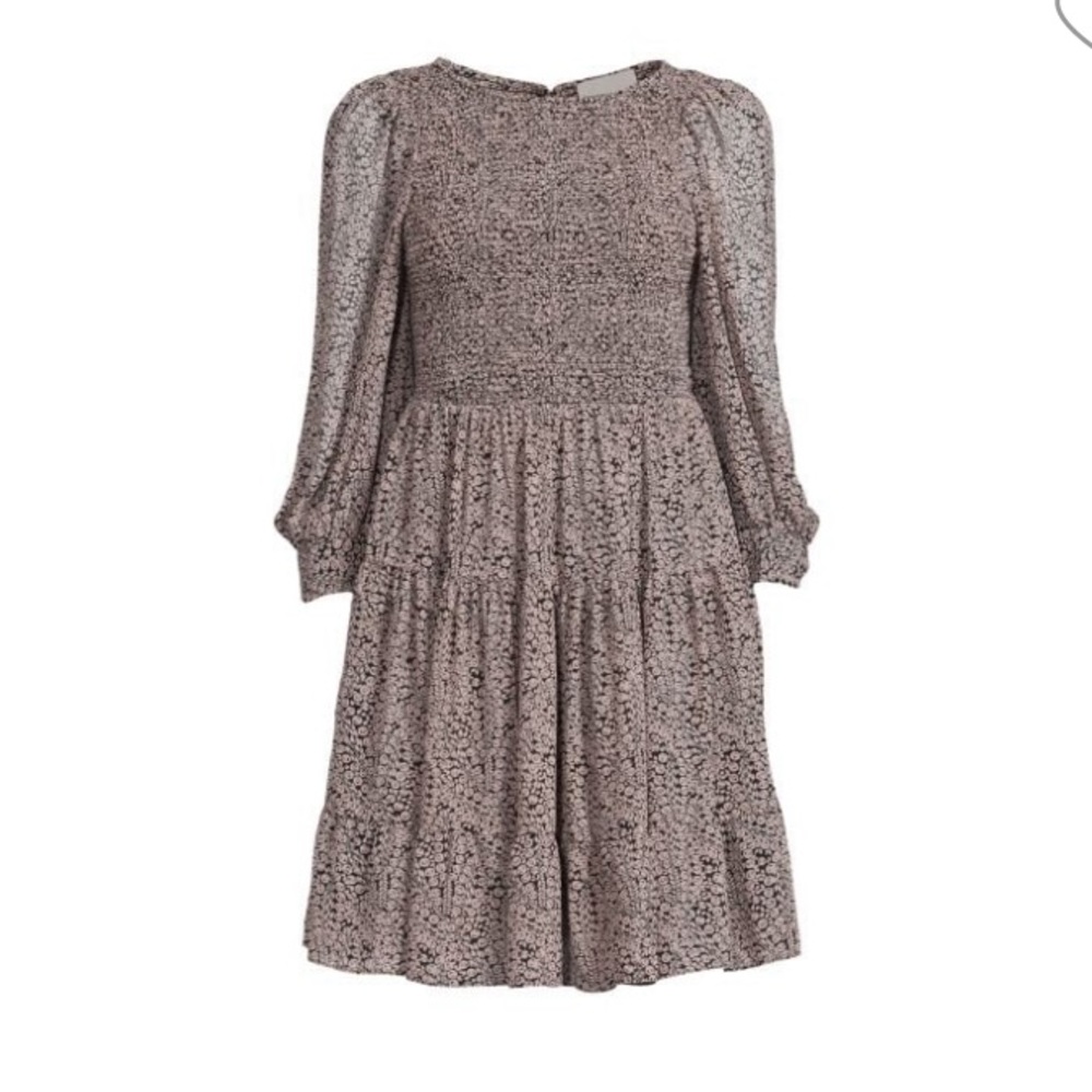 CINQ À SEPT Annabelle open-back printed crepe de chine mini dress - Picture 6 of 14